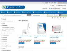 Tablet Screenshot of k-dental.ca